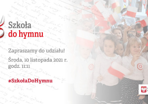 szkoła do hymnu - plakat