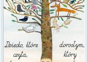 Plakat zachęcający do czytania