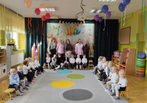 Pasowanie na Przedszkolaka w grupie kotów